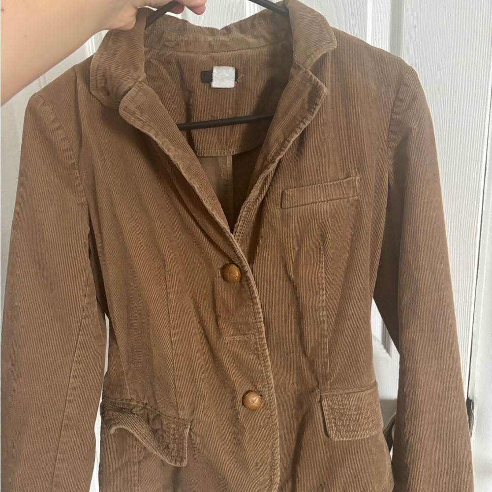J Crew Brown Corduroy Women's Jacket